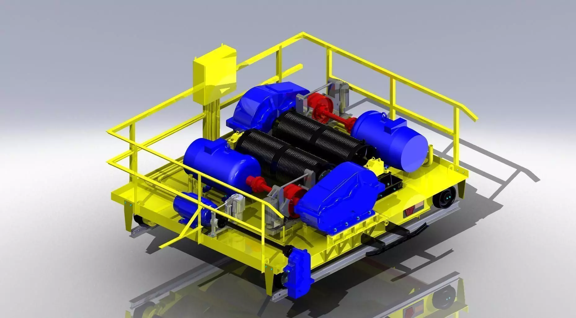 The bogie hydraulic excavator Free 3D model_0