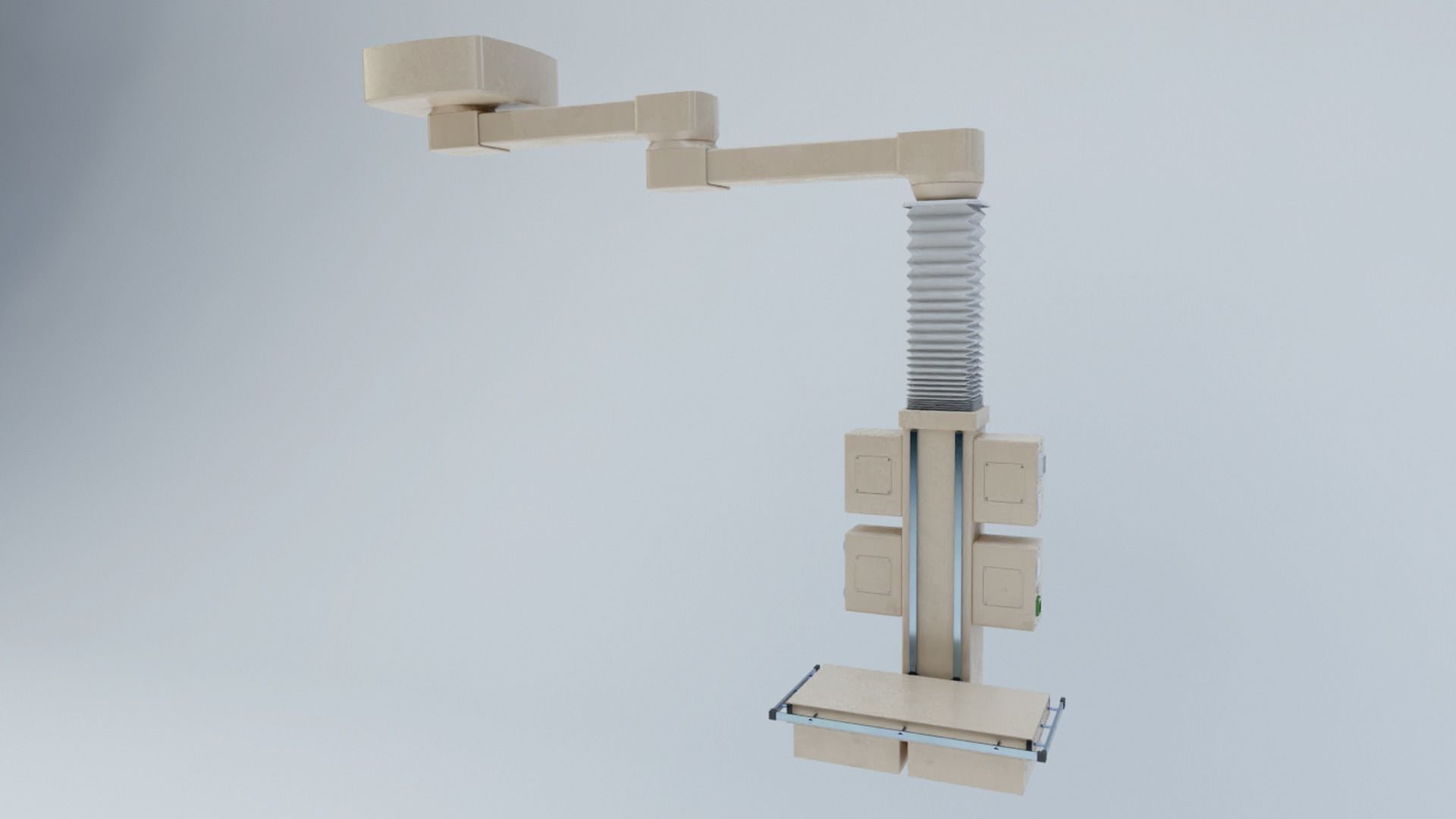 Medical Tray Boom Low-poly 3D model_1