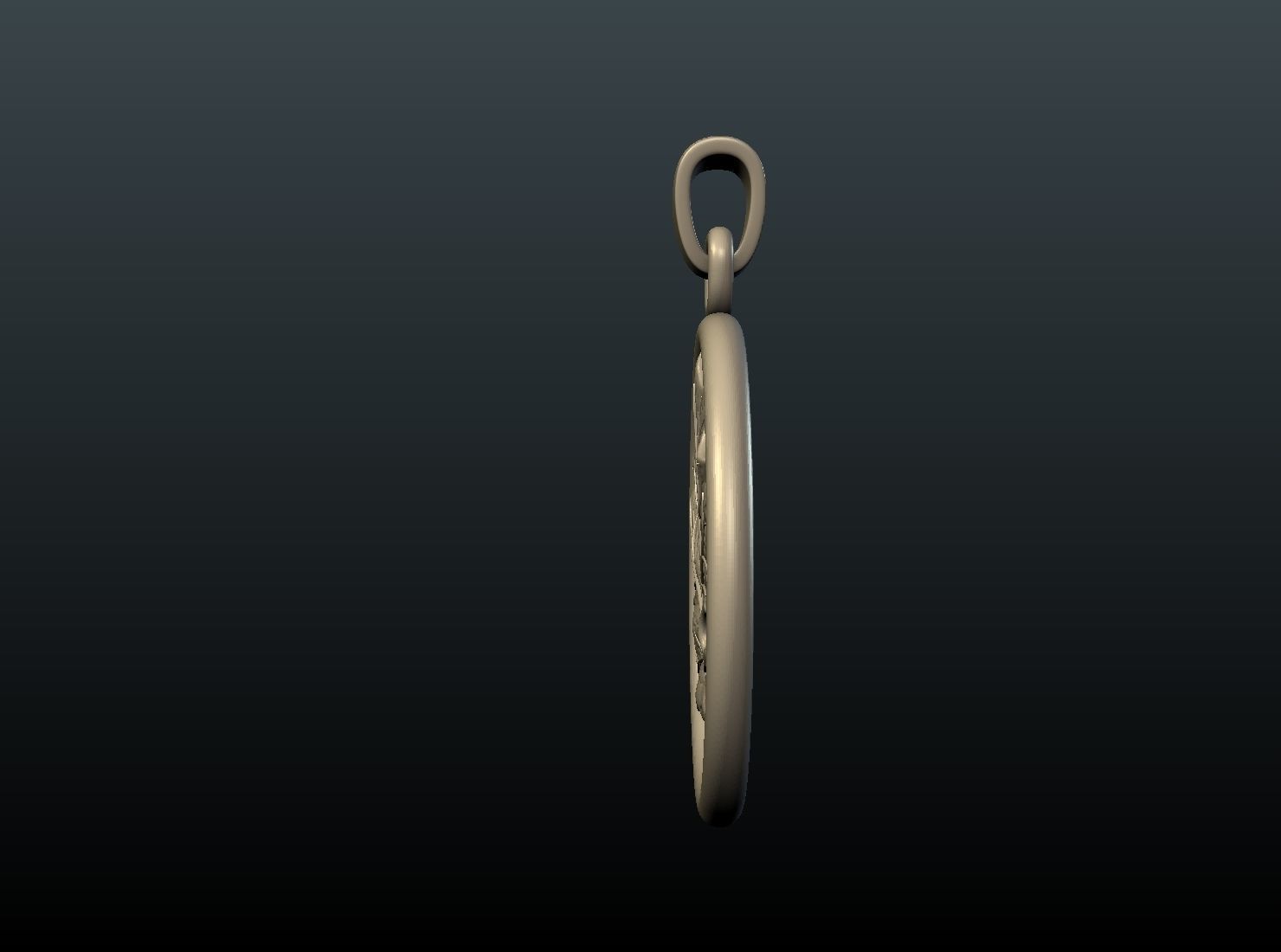 Maple Pendant 3D print model_9