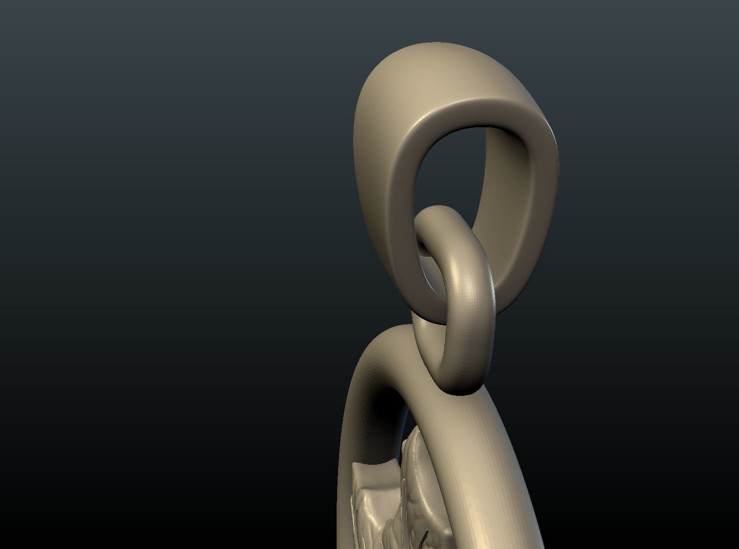 Maple Pendant 3D print model_12