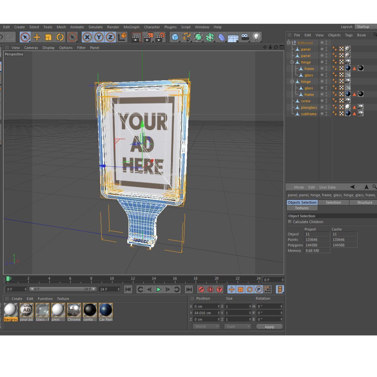 Billboard your ad here 3D model_6