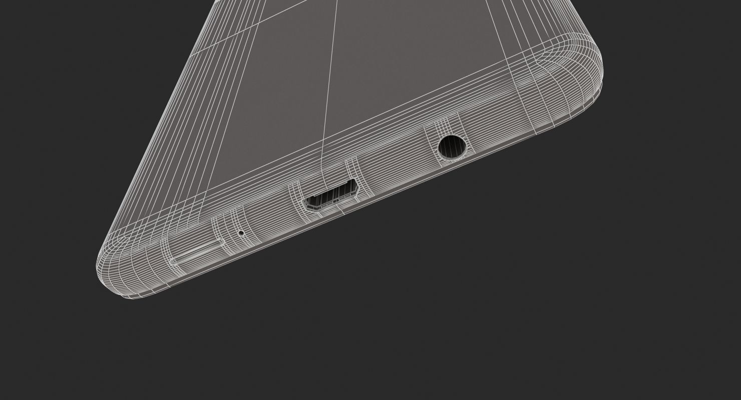 Samsung GALAXY A7 Black 2018-2019 3D model_15