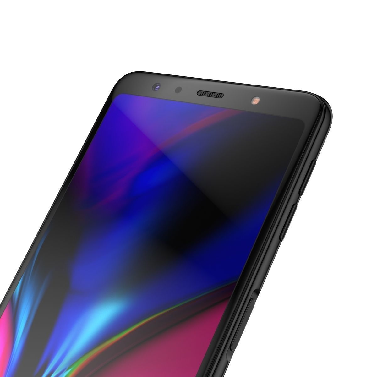 Samsung GALAXY A7 Black 2018-2019 3D model_5