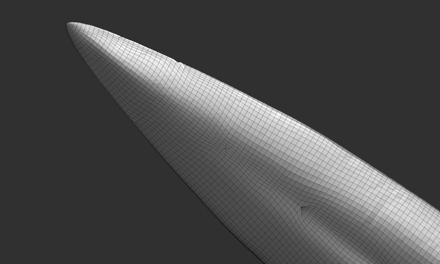 Sword human body 3D model_54