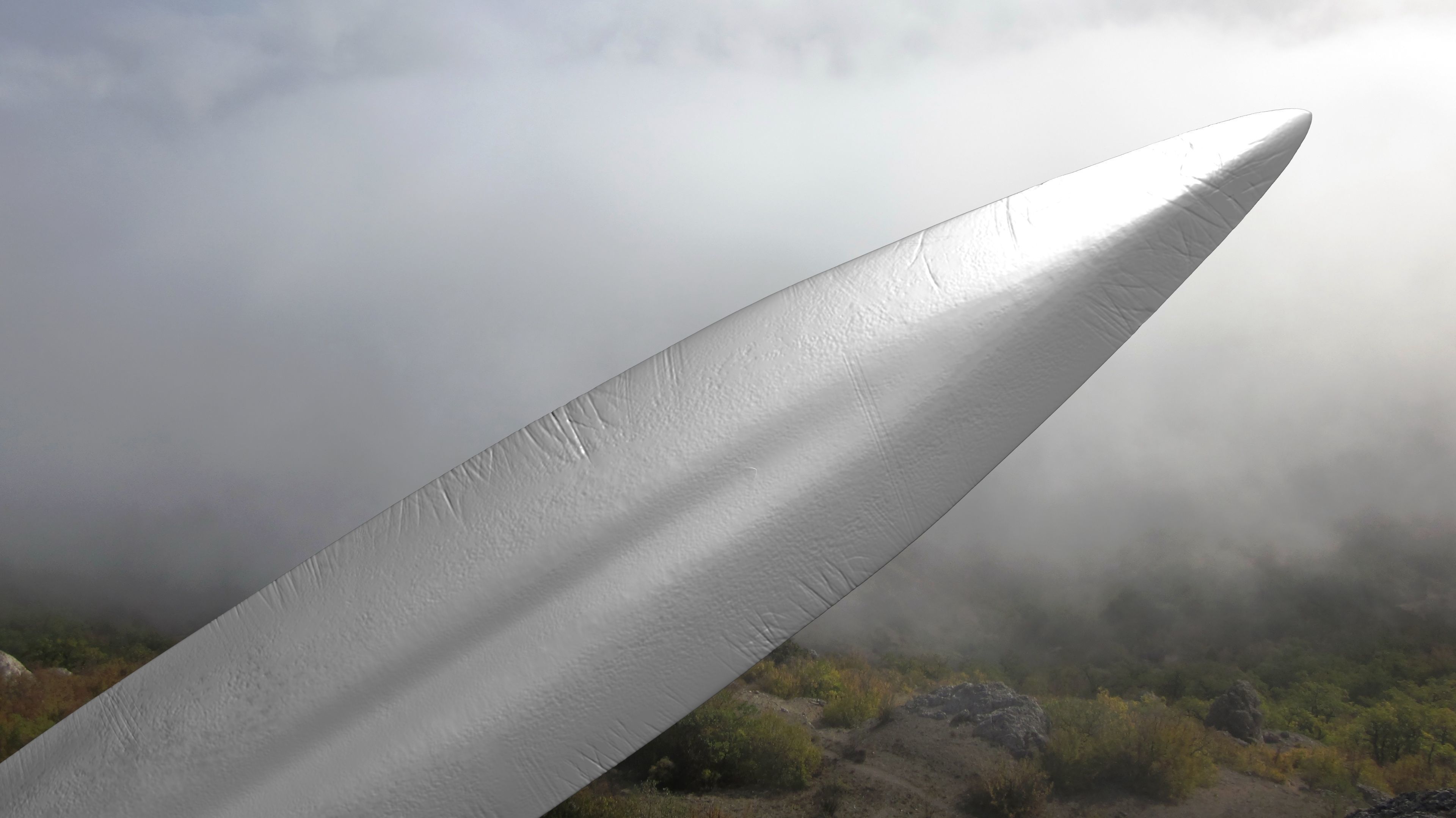 Sword human body 3D model_38