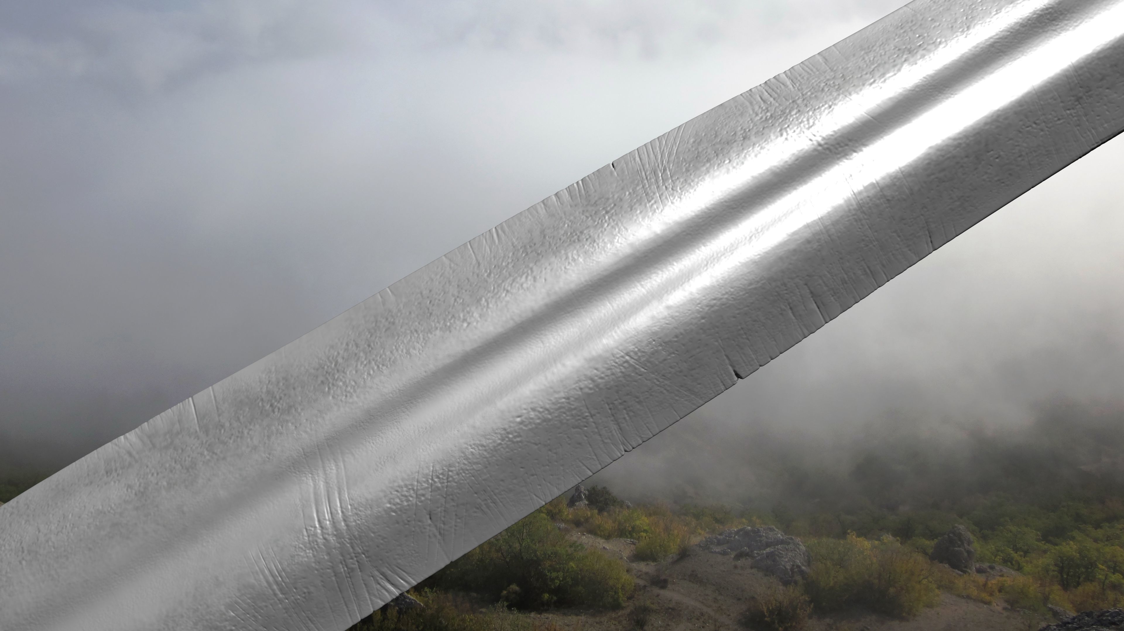 Sword human body 3D model_30