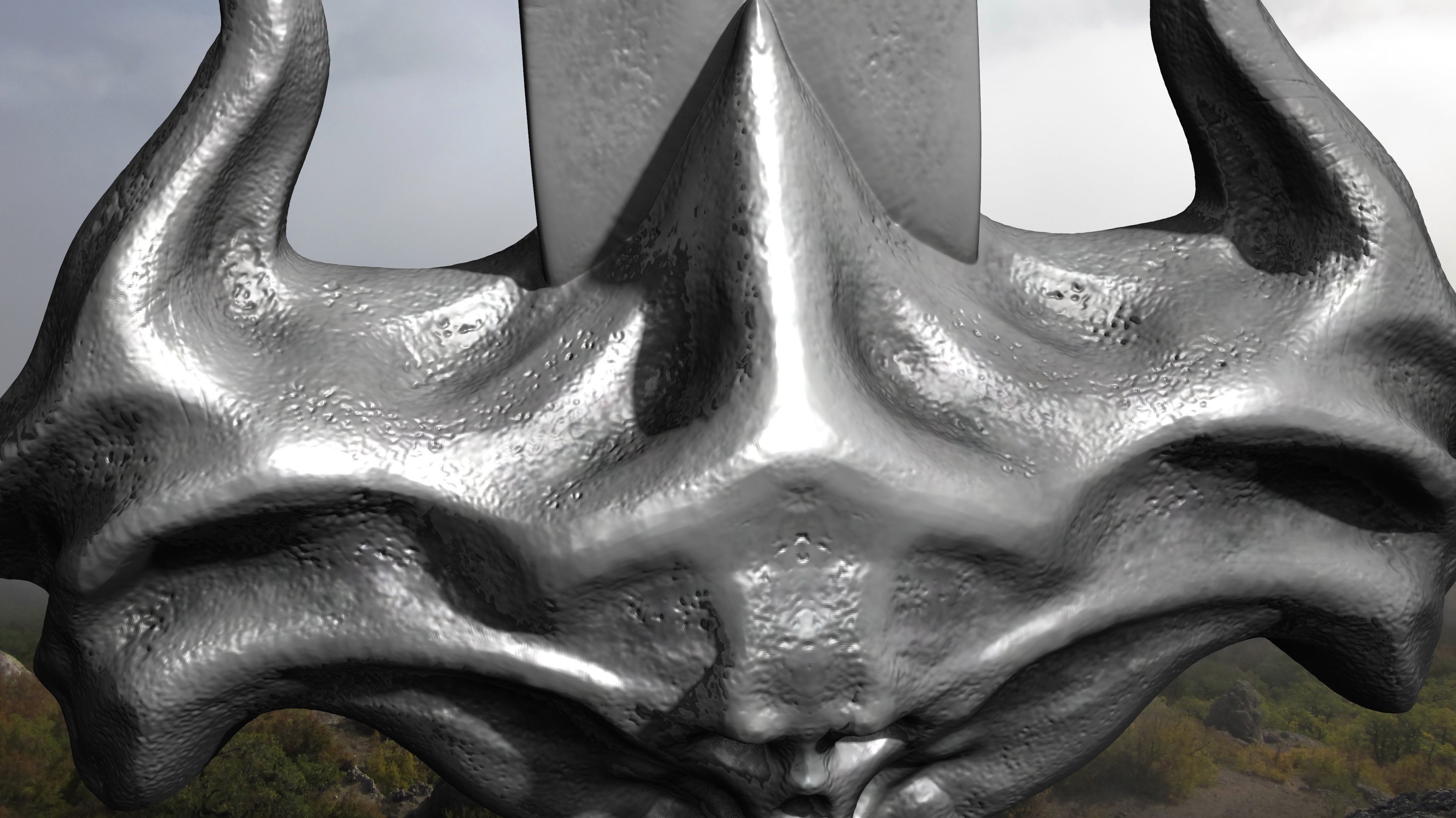 Sword human body 3D model_22