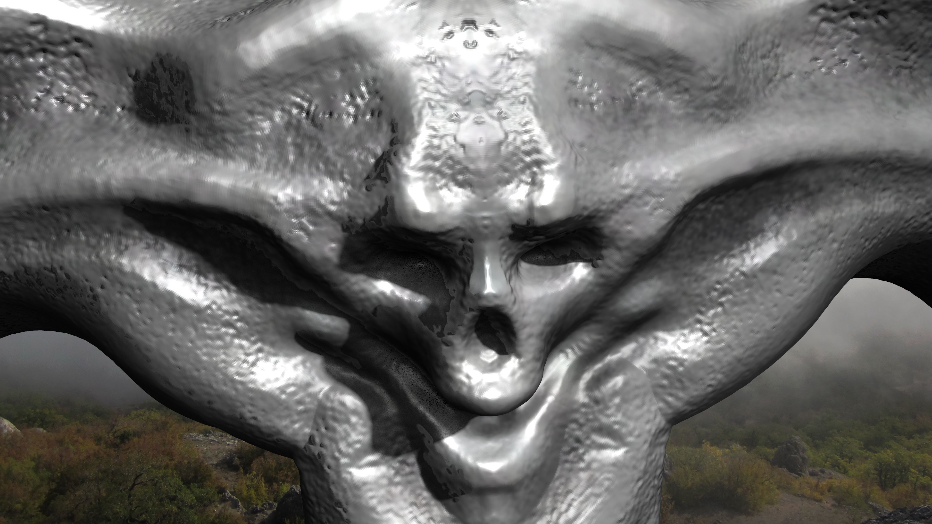 Sword human body 3D model_3