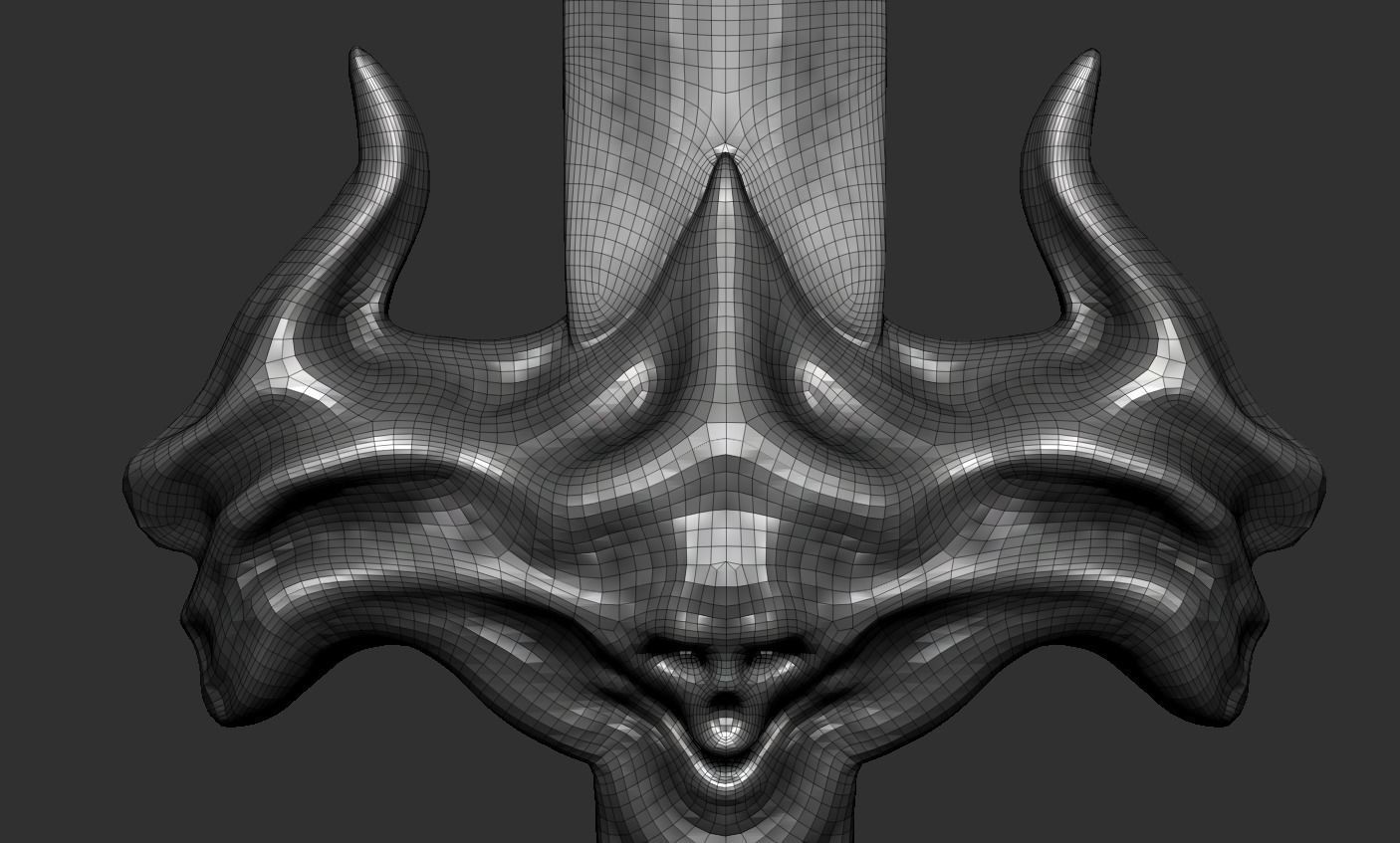 Sword human body 3D model_84