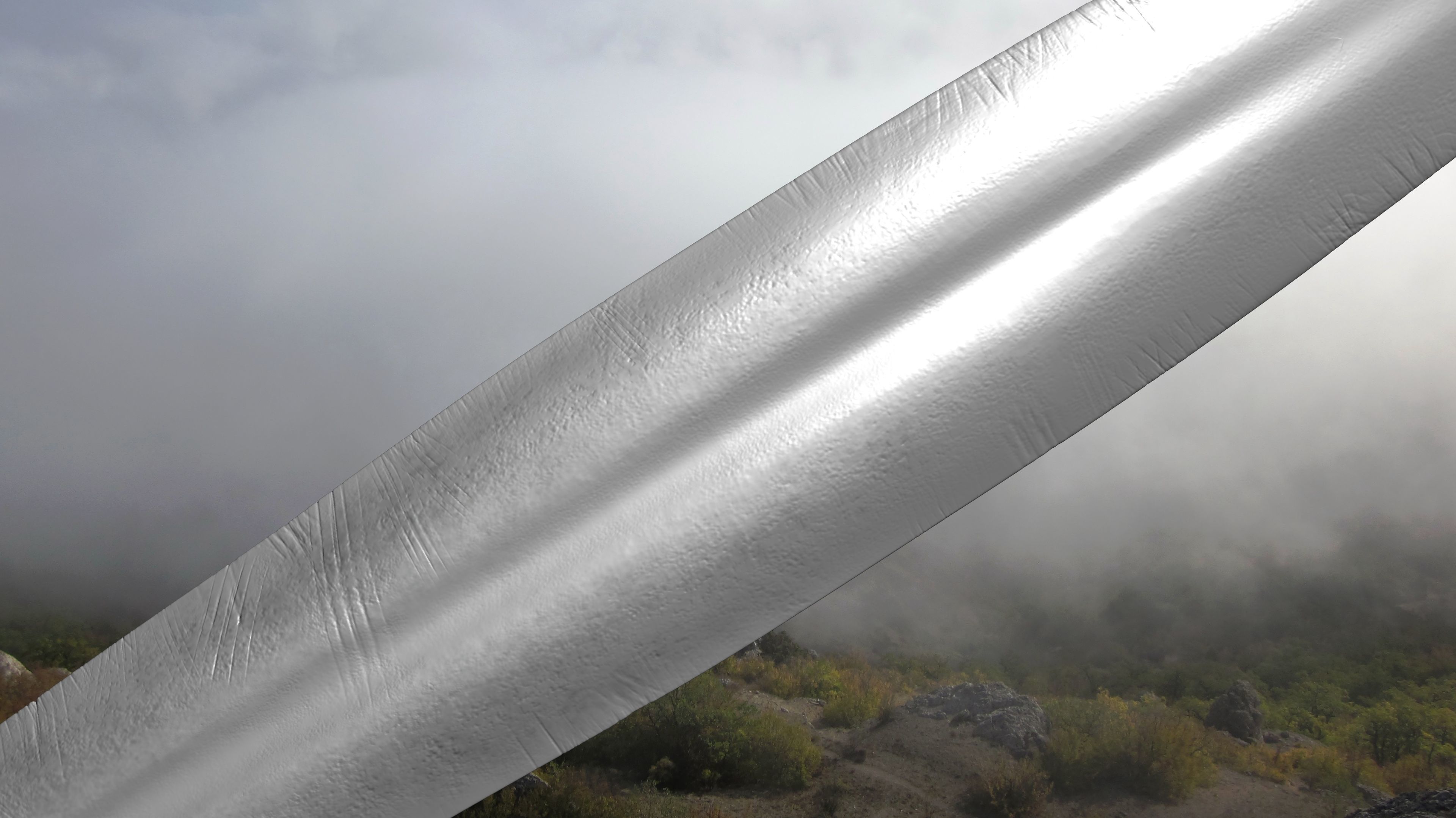 Sword human body 3D model_49