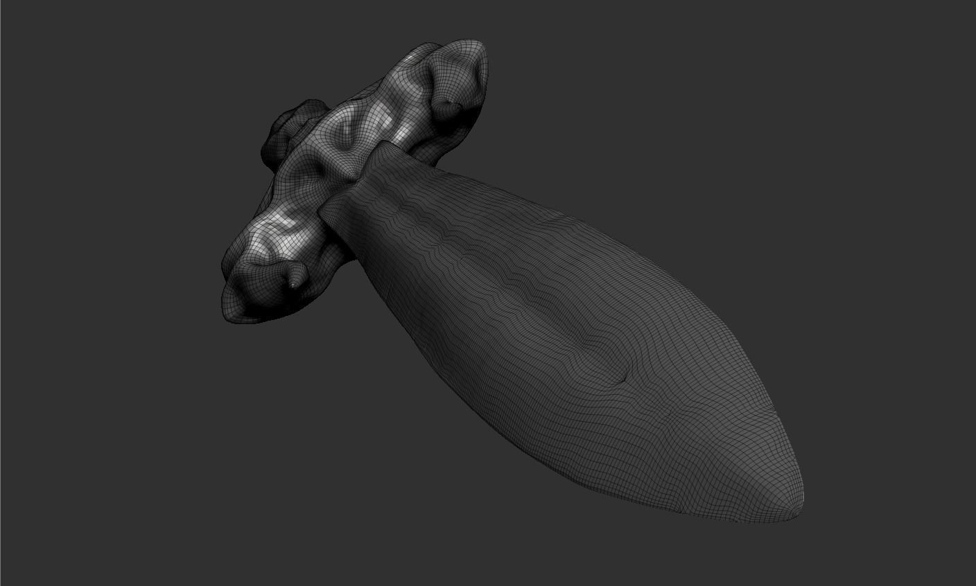 Sword human body 3D model_78