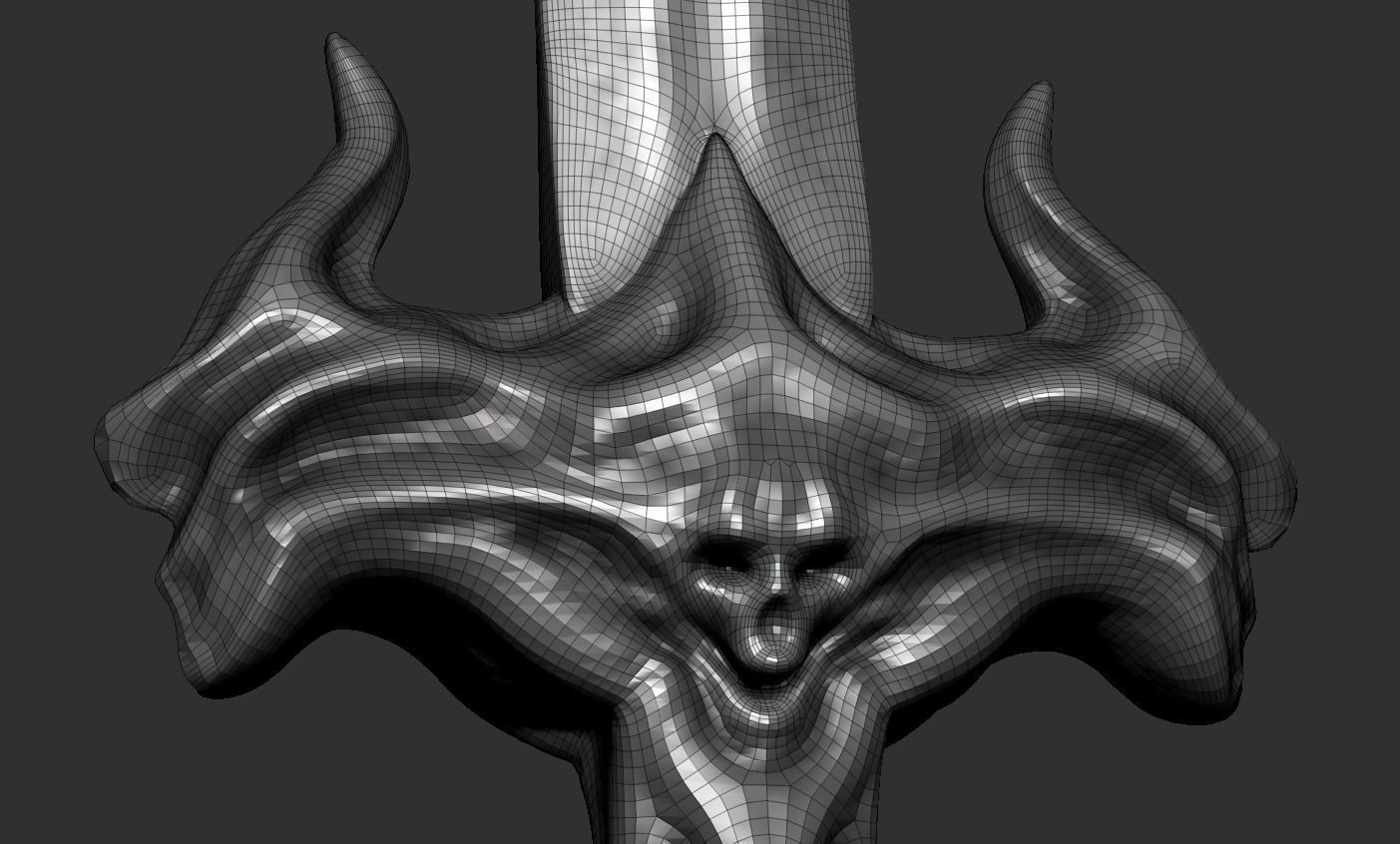 Sword human body 3D model_85