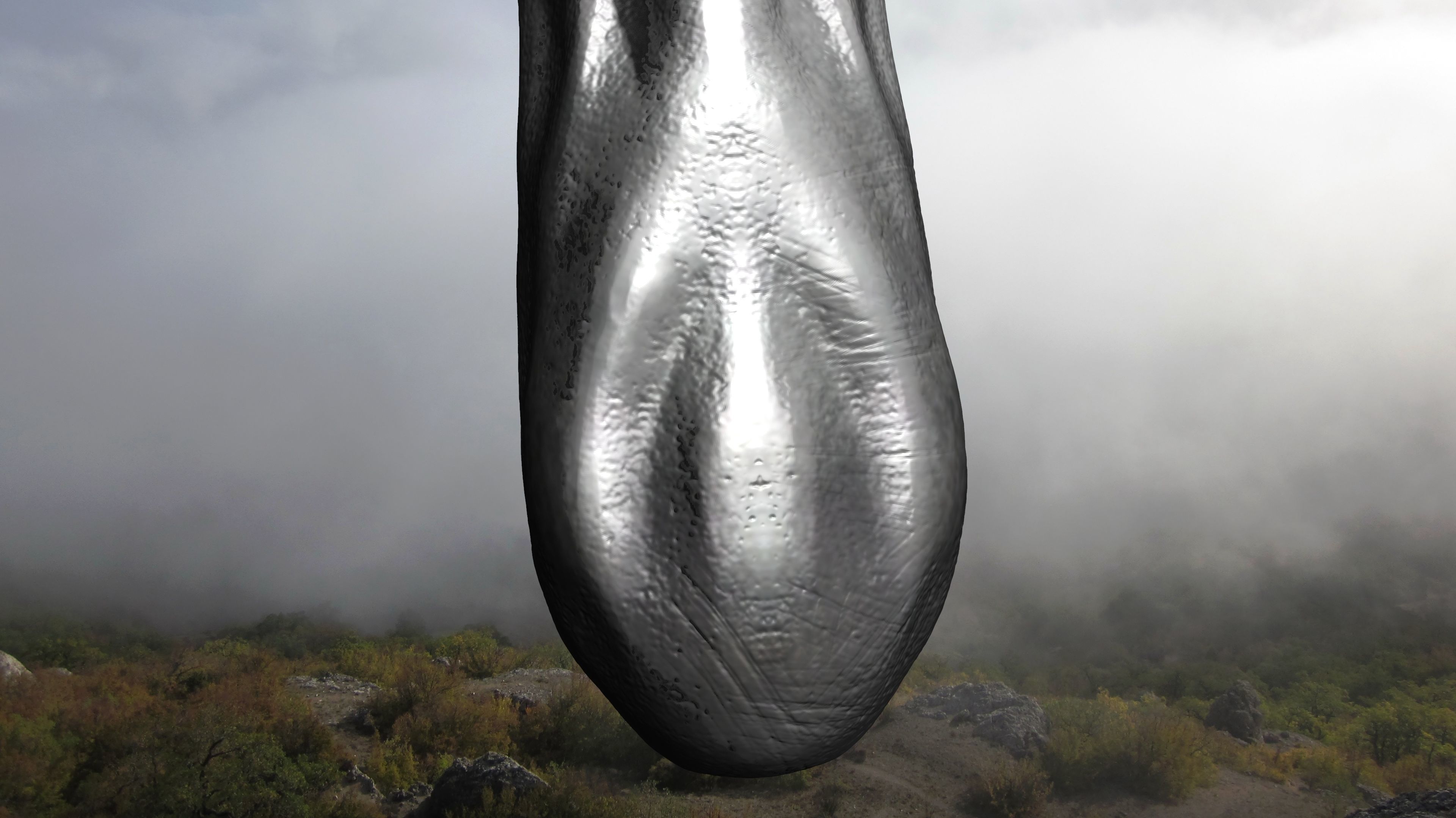 Sword human body 3D model_31