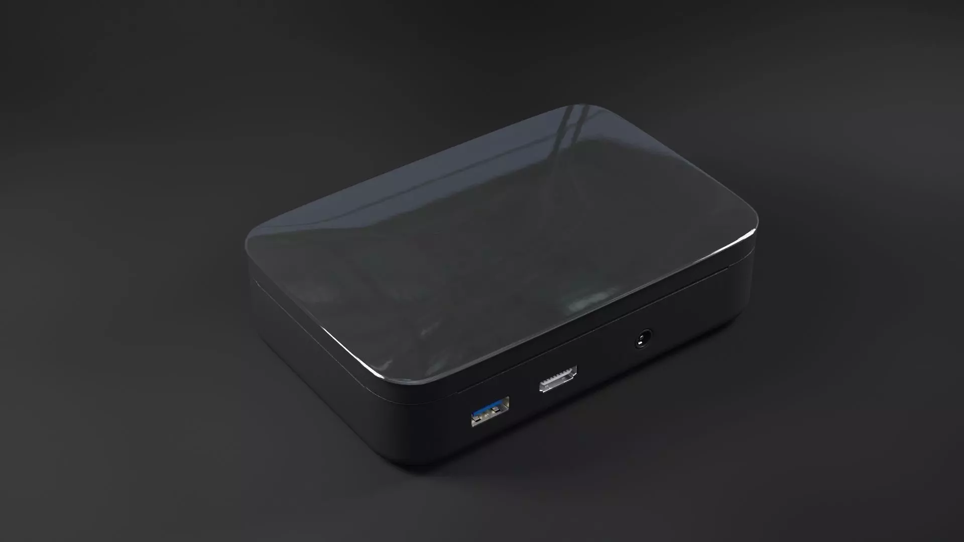 TV player 3D model_0