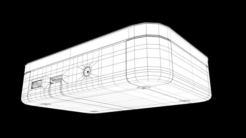 TV player 3D model_4