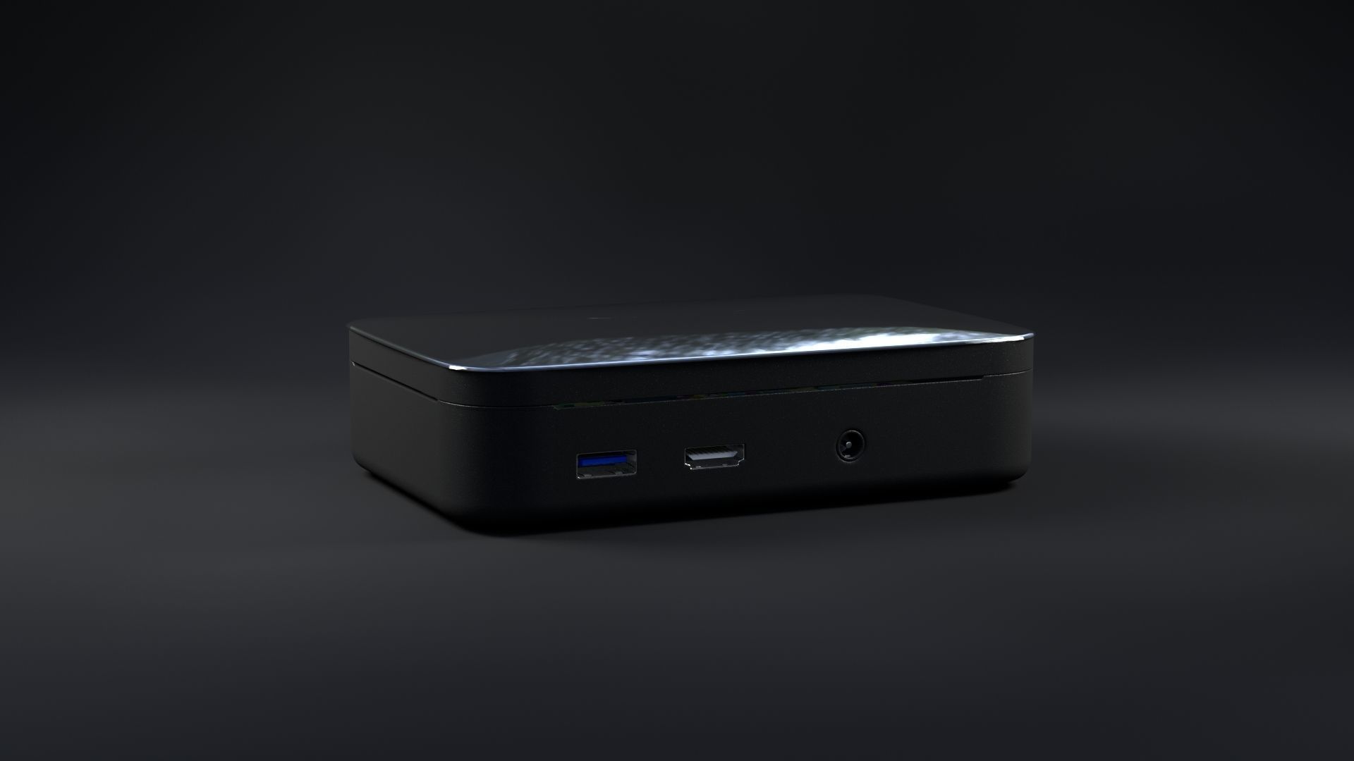 TV player 3D model_1