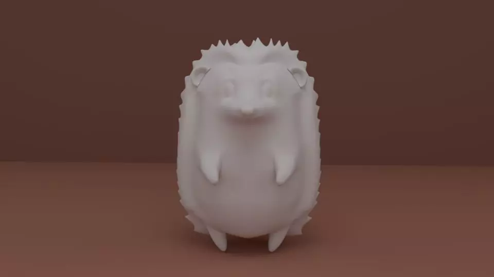 Hedgehog 3D model_0