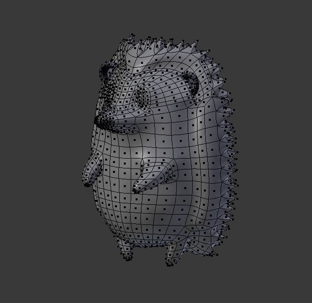 Hedgehog 3D model_5