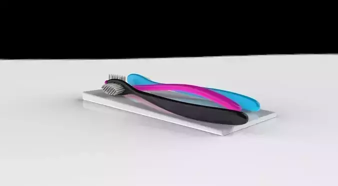 Modern toothbrush holder