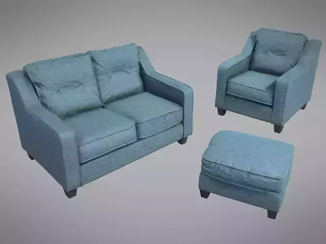 Furniture Set PBR living room