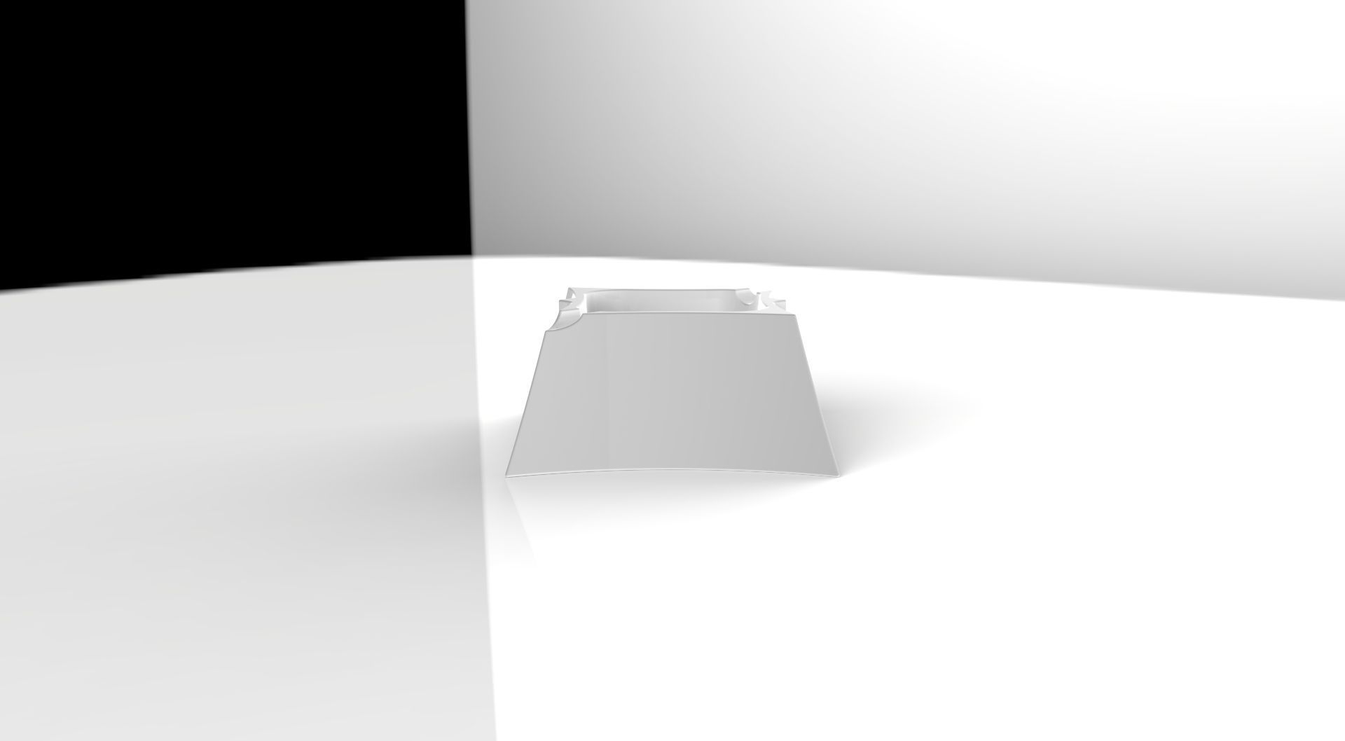 Ashtray chair with design Free 3D model_6