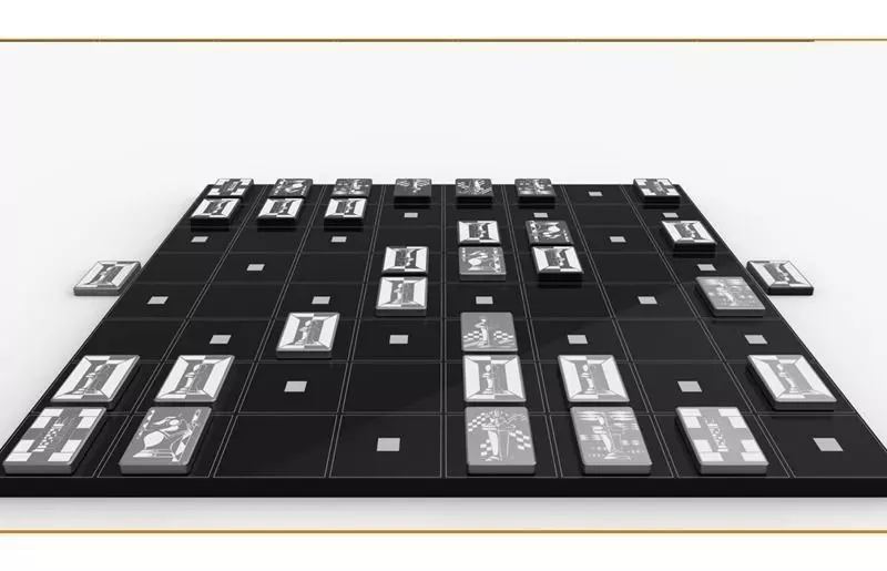 Minimalist Chess set Free 3D model