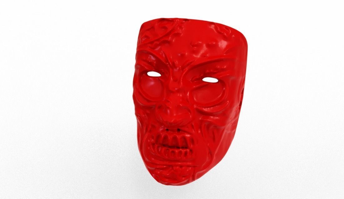 Halloween Mask 3D print model_5