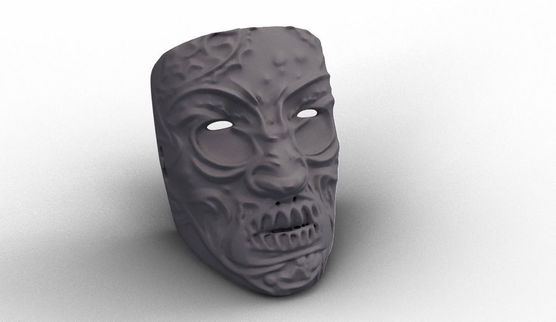 Halloween Mask 3D print model_13