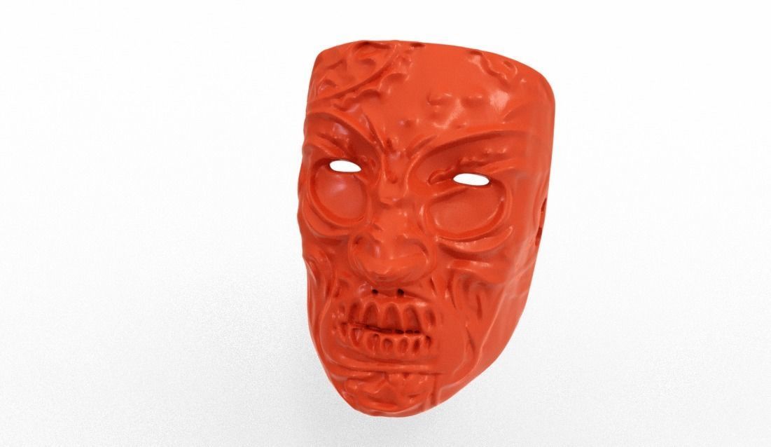 Halloween Mask 3D print model_6
