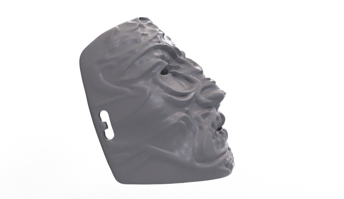 Halloween Mask 3D print model_1