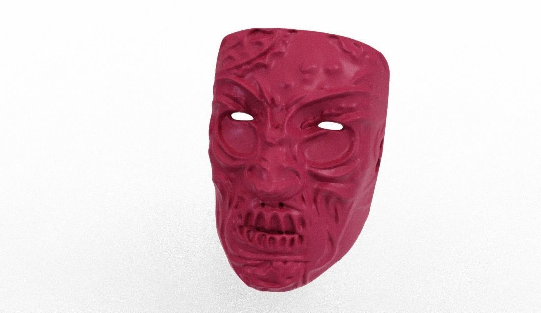 Halloween Mask 3D print model_2