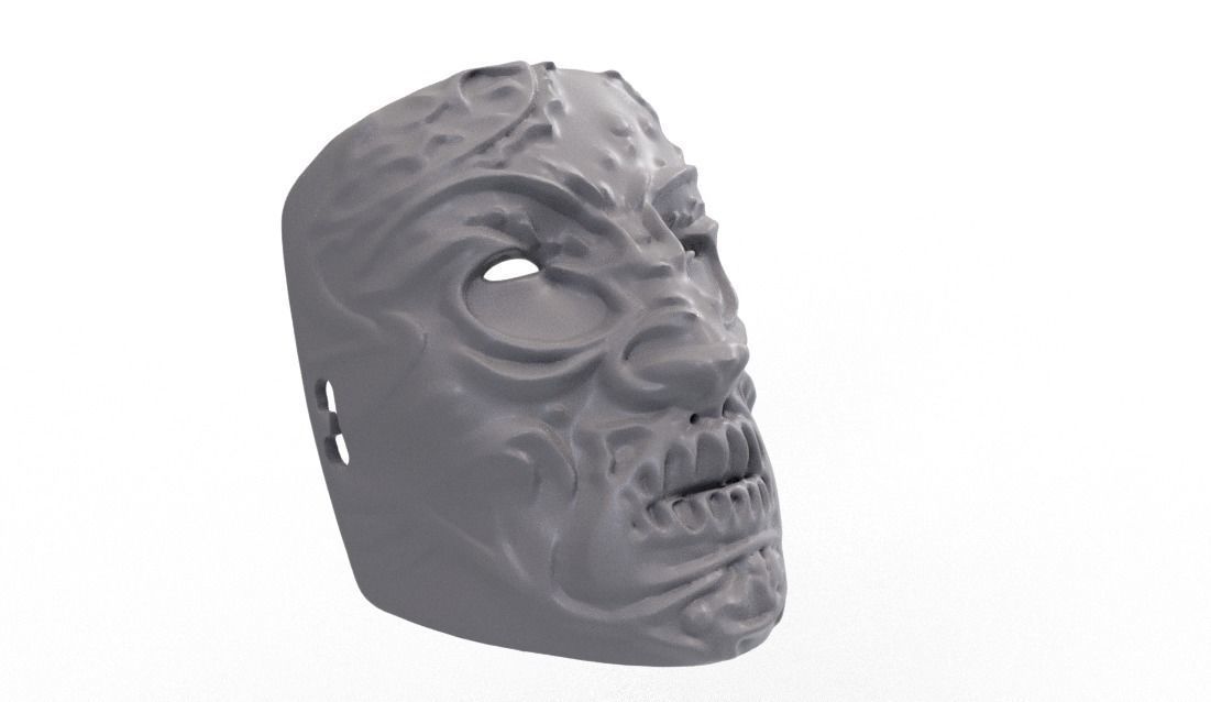 Halloween Mask 3D print model_7