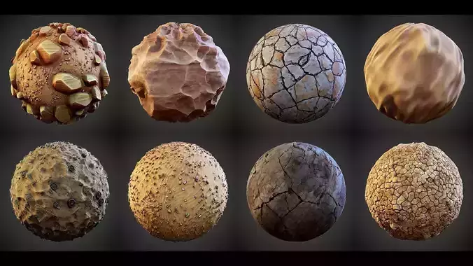Stylized Great Desert Materials Texture