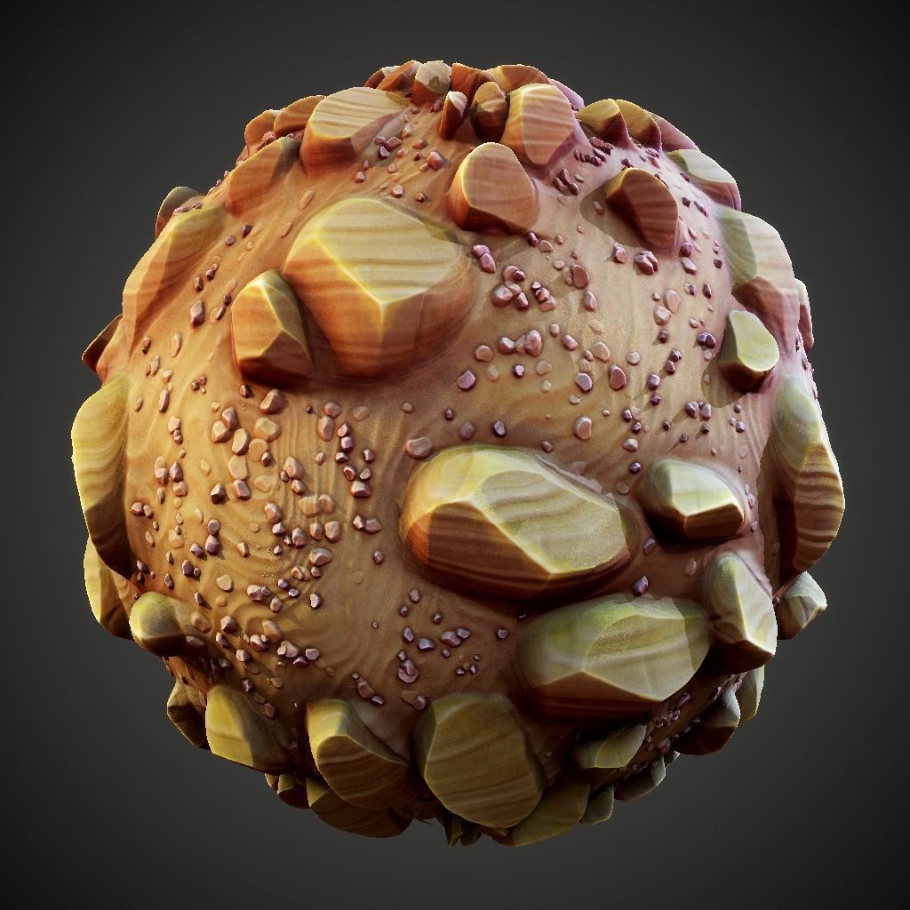 Stylized Great Desert Materials Texture_2