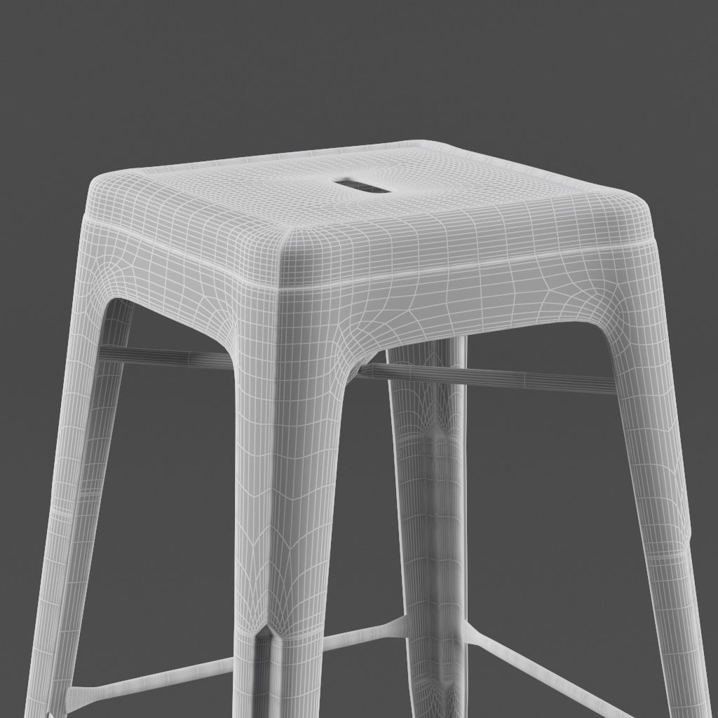 Leo Barstool  -Comfortfurniture Free 3D model_5