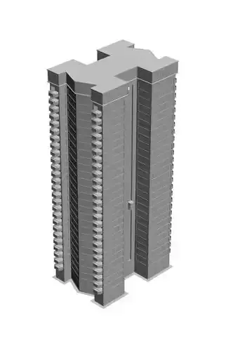 Hotel Building 1 ThreeDee