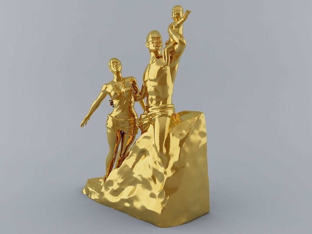 African Renaissance 3D Printable Model 3D print model_5