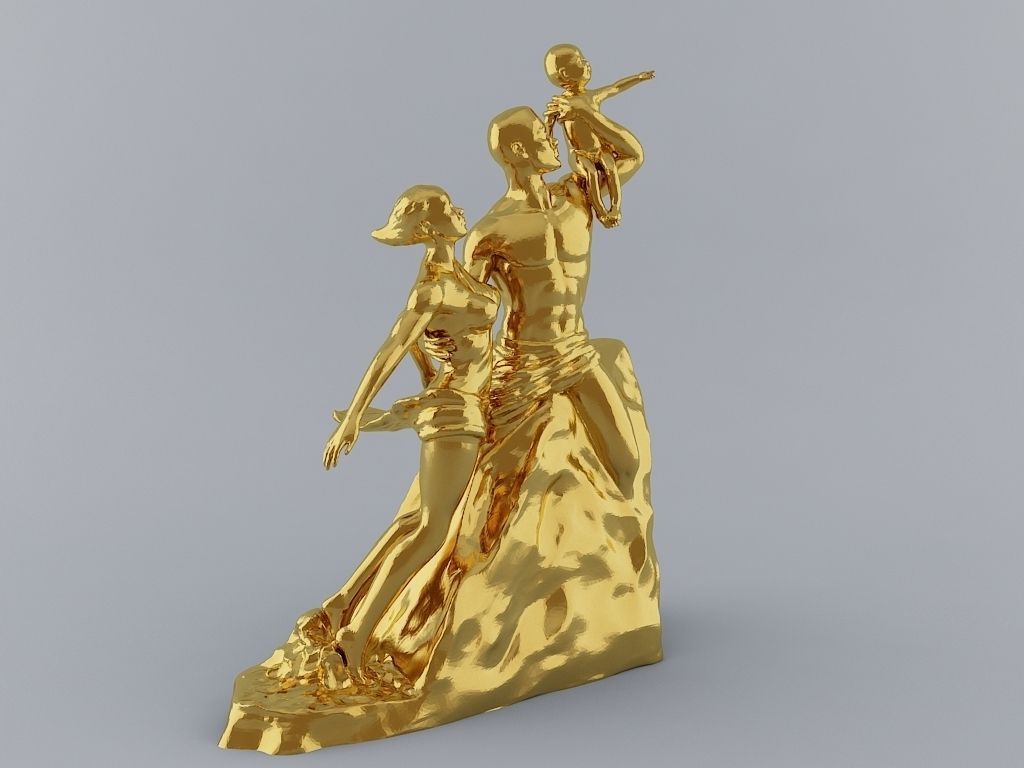 African Renaissance 3D Printable Model 3D print model_3