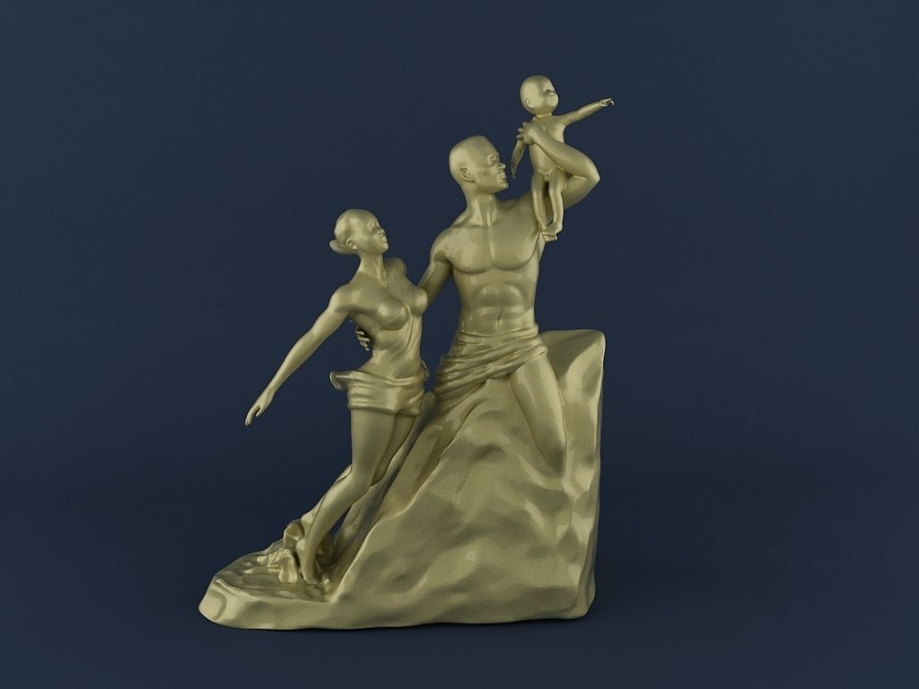 African Renaissance 3D Printable Model 3D print model_1
