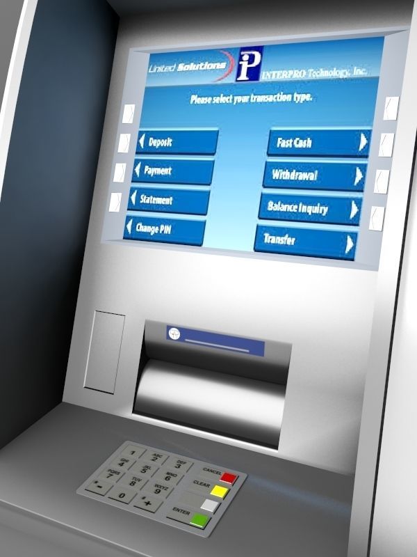 ATM Machine Wincor Nixdorf Cineo 3D model_3
