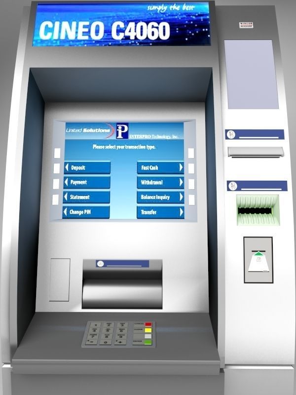 ATM Machine Wincor Nixdorf Cineo 3D model_4