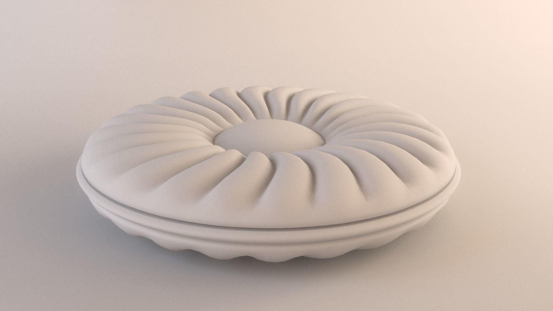 Biscuit donut Free 3D model_1