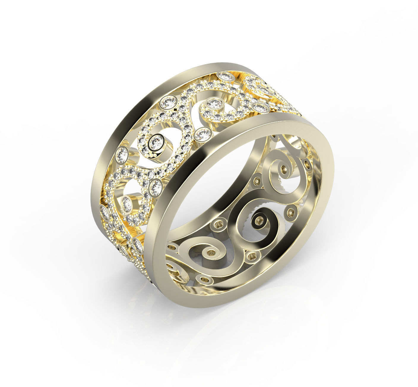 Pack of miscellaneous rings 3D Model Collection_21
