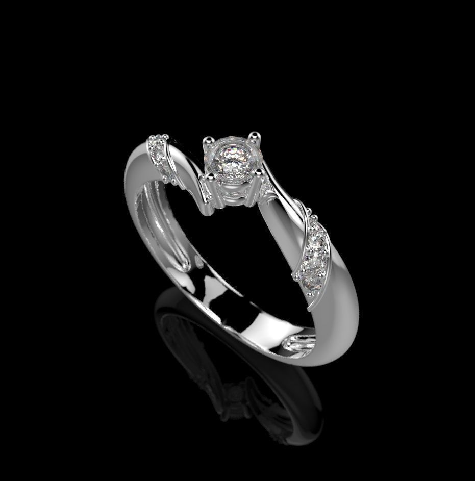 Pack of miscellaneous rings 3D Model Collection_10