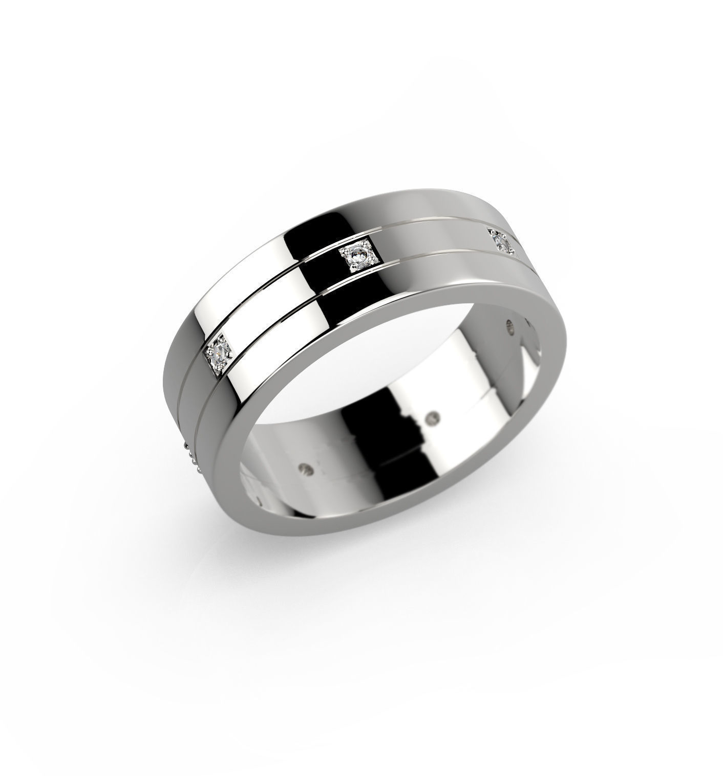 Pack of miscellaneous rings 3D Model Collection_16