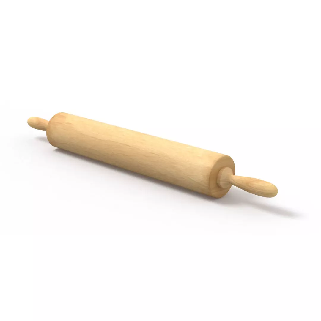 rolling pin 3D model_0