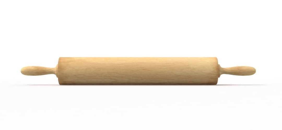 rolling pin 3D model_1