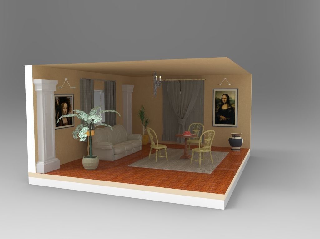 Interior Home 3D model_1