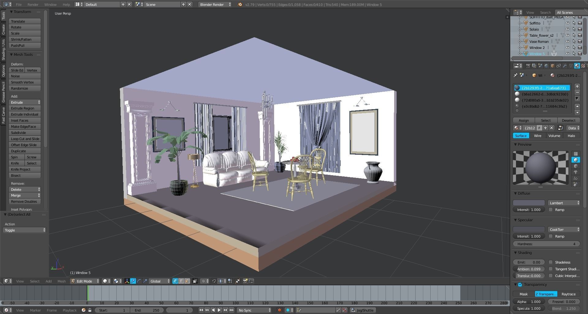 Interior Home 3D model_2