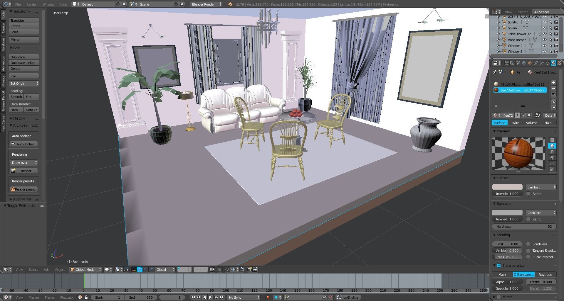 Interior Home 3D model_4